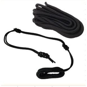 Franghie impletita pentru montaj leagane, hamace, prelate, umbrare, lungime 2m, culoare Neagra-0
