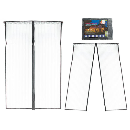 Plasa de tantari magnetica pentru usa, dimensiune 160 x 230 cm-0
