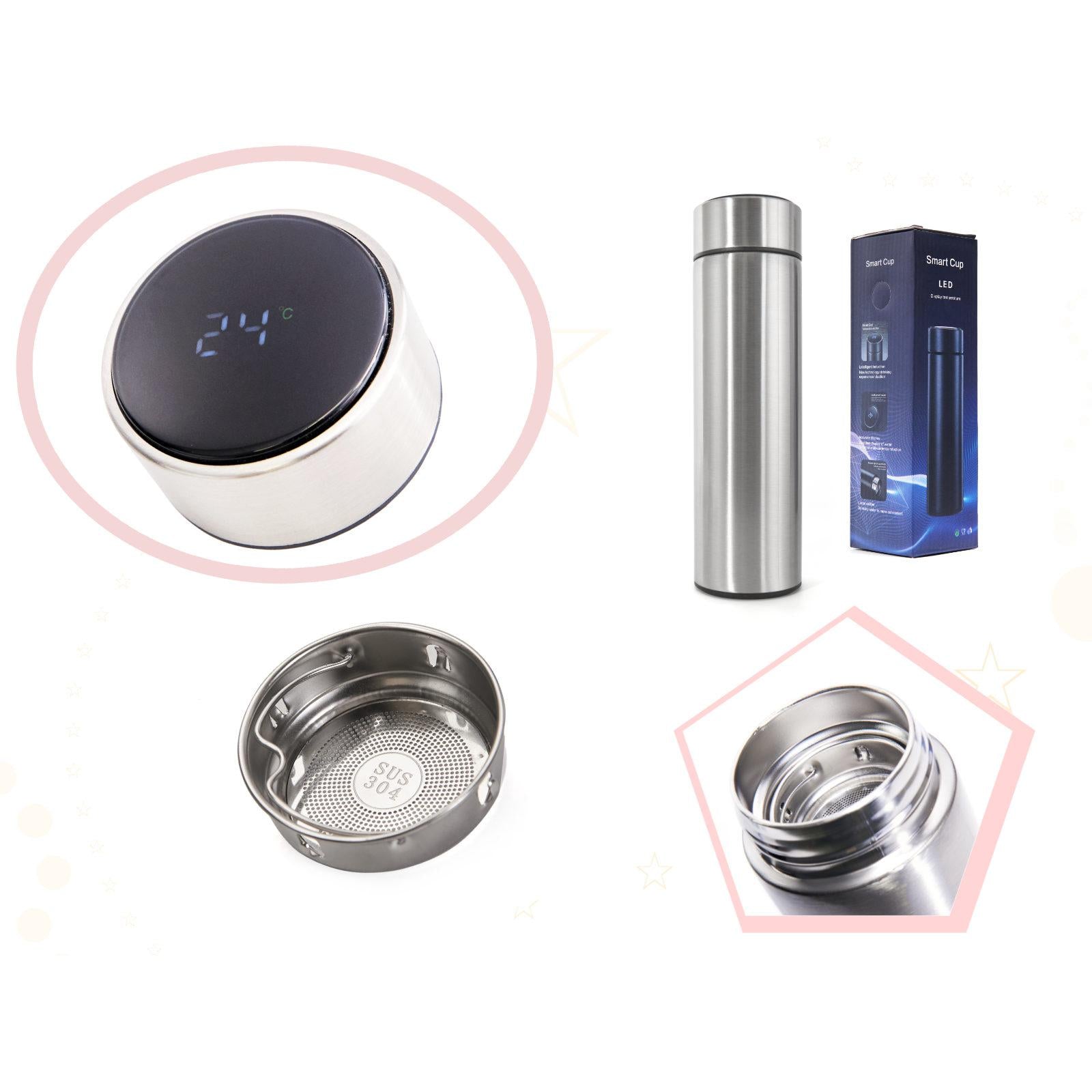 Recipient Termos SMART CUP LED, 500ml, cu afisaj temperatura-3