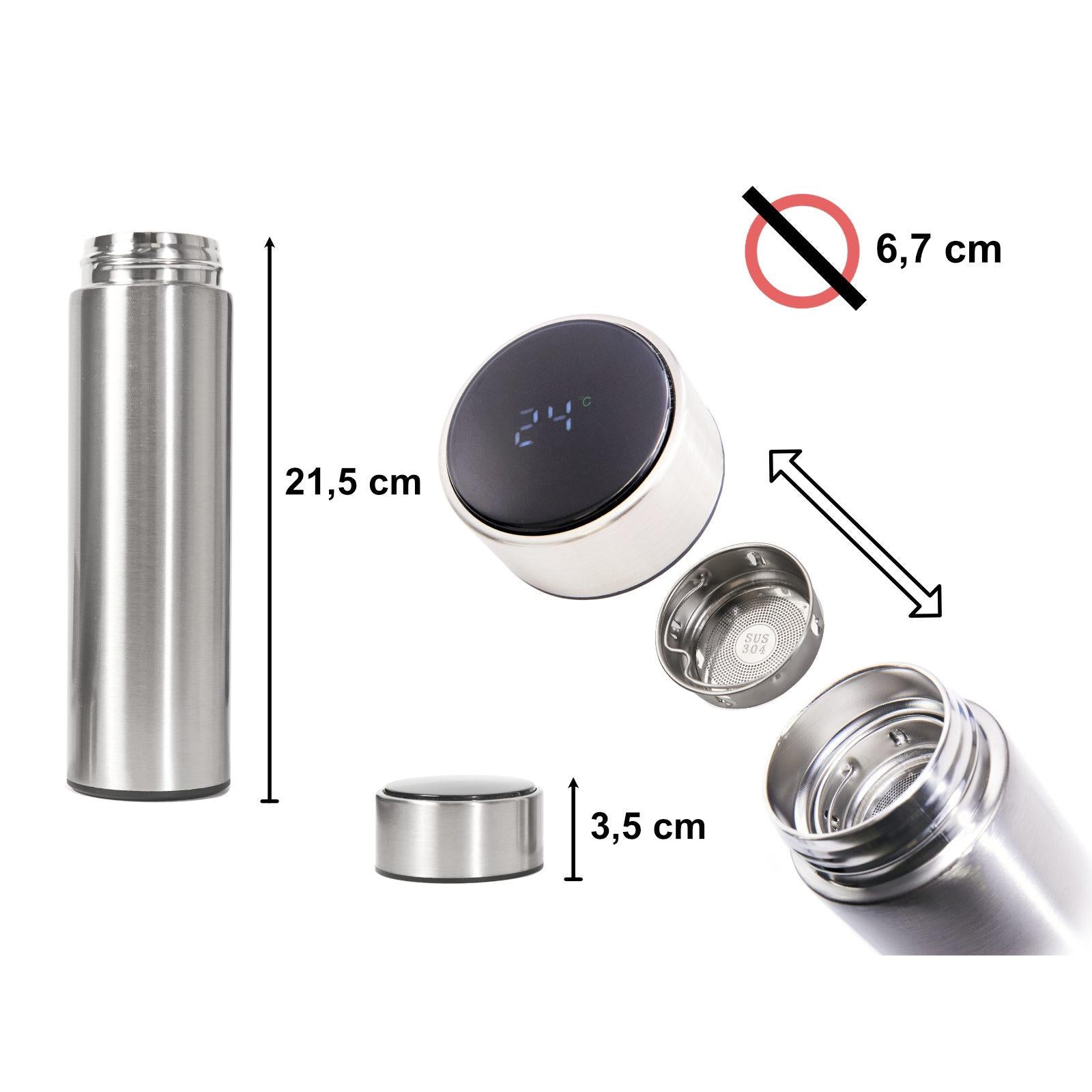 Recipient Termos SMART CUP LED, 500ml, cu afisaj temperatura-4