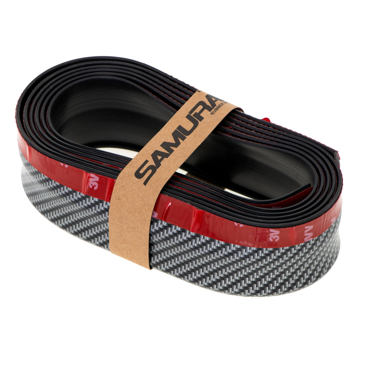 Protectie spoiler, prelungire bara fata/spate din cauciuc, culoare CARBON Negru-2