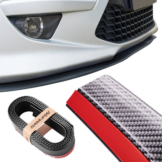 Protectie spoiler, prelungire bara fata/spate din cauciuc, culoare CARBON Negru-1