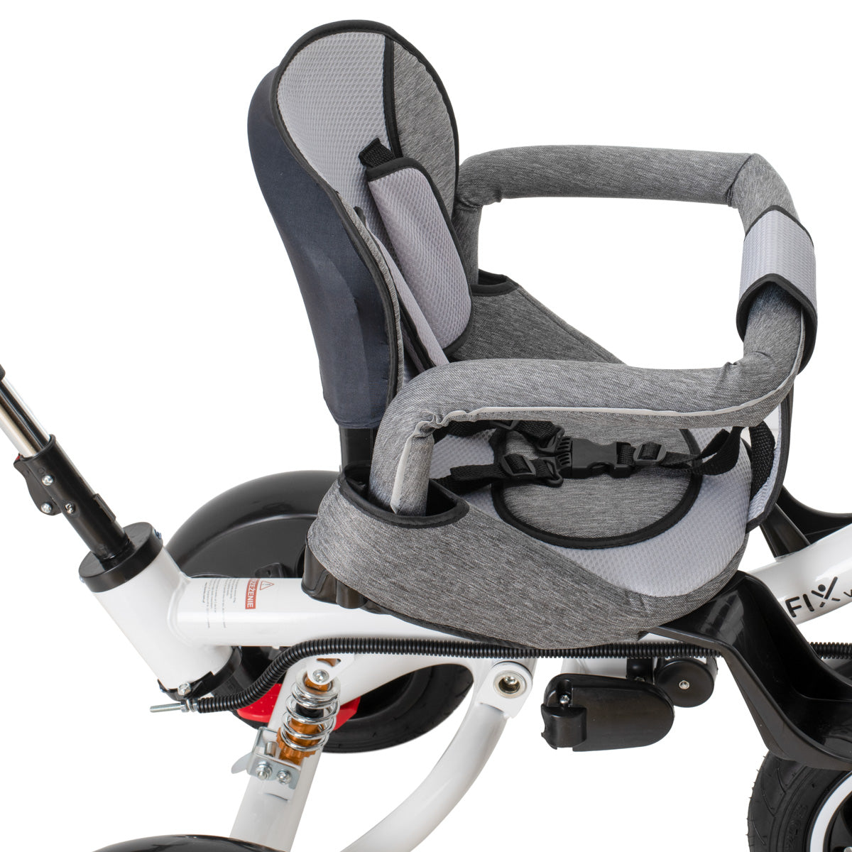 Tricicleta si Carucior pentru copii Premium TRIKE FIX V3 culoare Gri-9