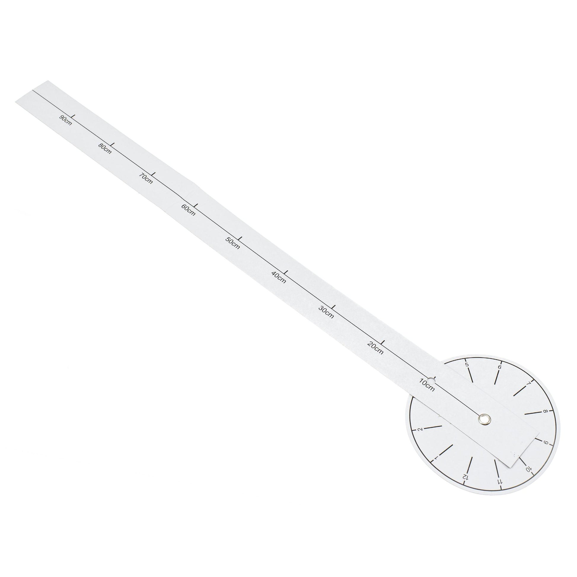 Ceas Mare de perete cu 12 cifre Argintii, 80 - 120 cm-6
