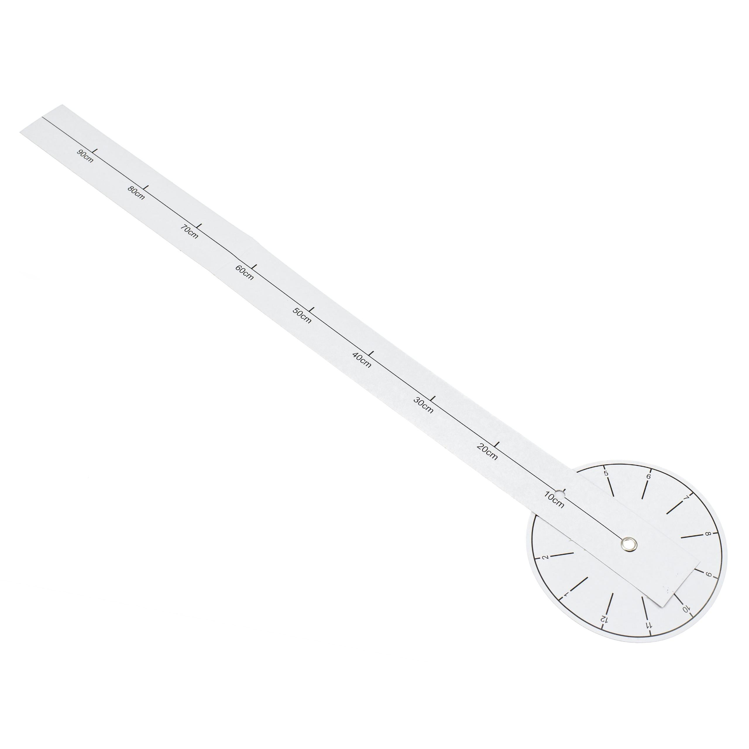 Ceas Mare de perete cu 12 cifre Argintii, 80 - 120 cm-6