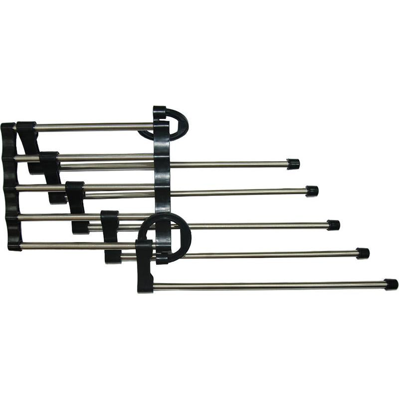 Umeras pliabil pentru 5 perechi de pantaloni, suport metalic cromat-6