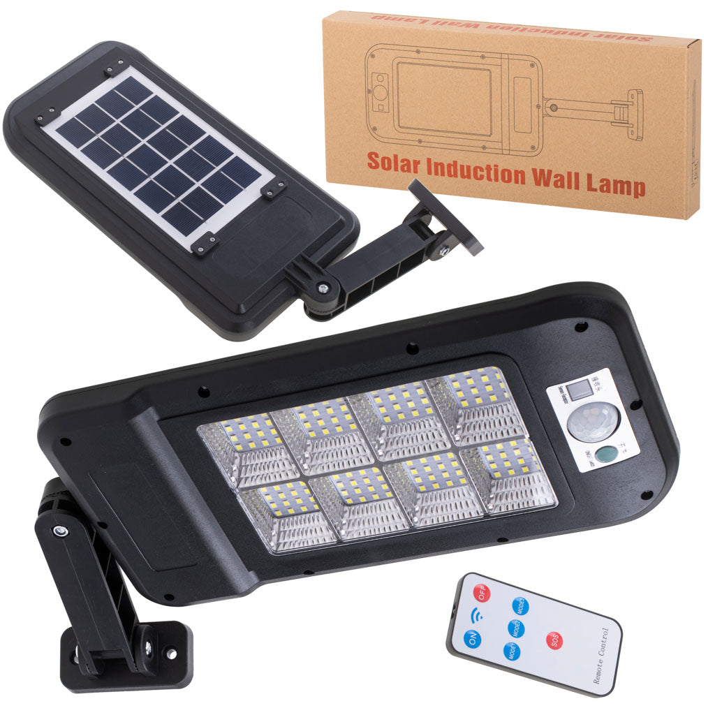 Lampa Stradala cu Panou Solar, Senzor de Miscare si Telecomanda, dimensiune 30 x 14 x 3 cm-2