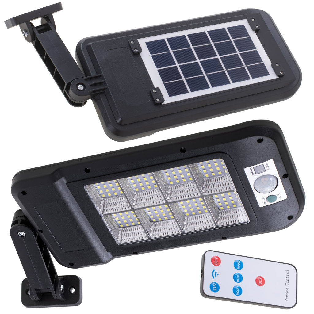 Lampa Stradala cu Panou Solar, Senzor de Miscare si Telecomanda, dimensiune 30 x 14 x 3 cm-1