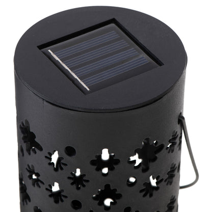 Set 4 lampi solare de gradina cu picior si agatatoare tip "Felinar" cu LED-6