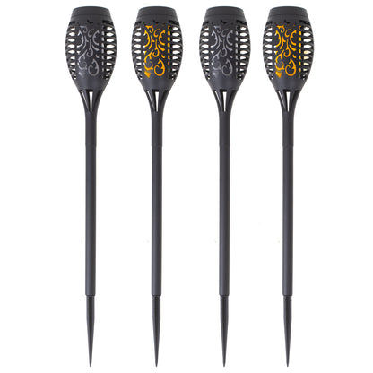 Set 4 lampi solare de gradina tip "Torta" cu 12 LED-uri-5