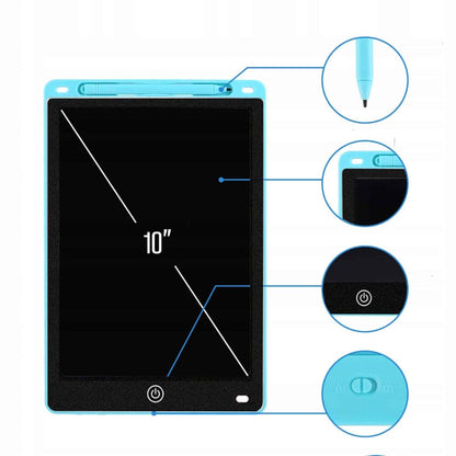 Tableta grafica de 10" pentru copii, culoare Albastra, AVX-WT-RYMT-8.502-BLUE-2