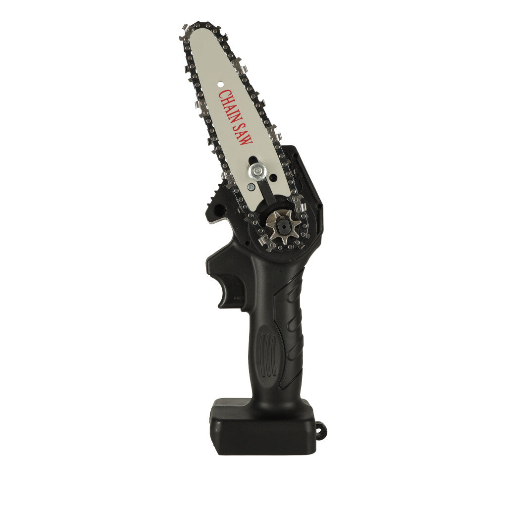 Mini ferastrau electric cu lant, baterie de 24V si valiza de transport-9