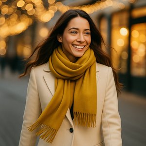 Esarfa din casmir, 190x65 cm