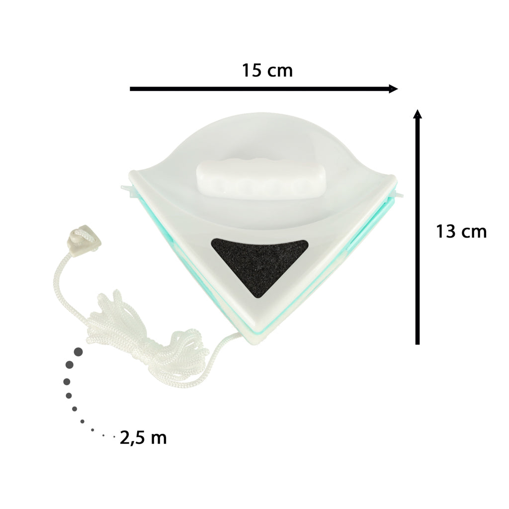 Unealta de spalat geamuri pe ambele fete, cu magnet, lavete si snur de siguranta-4