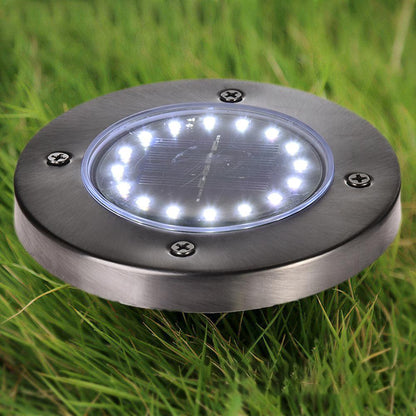 Lampa Solara estetica exterioara de gradina, cu 16 LED-uri, cu suport scurt-8