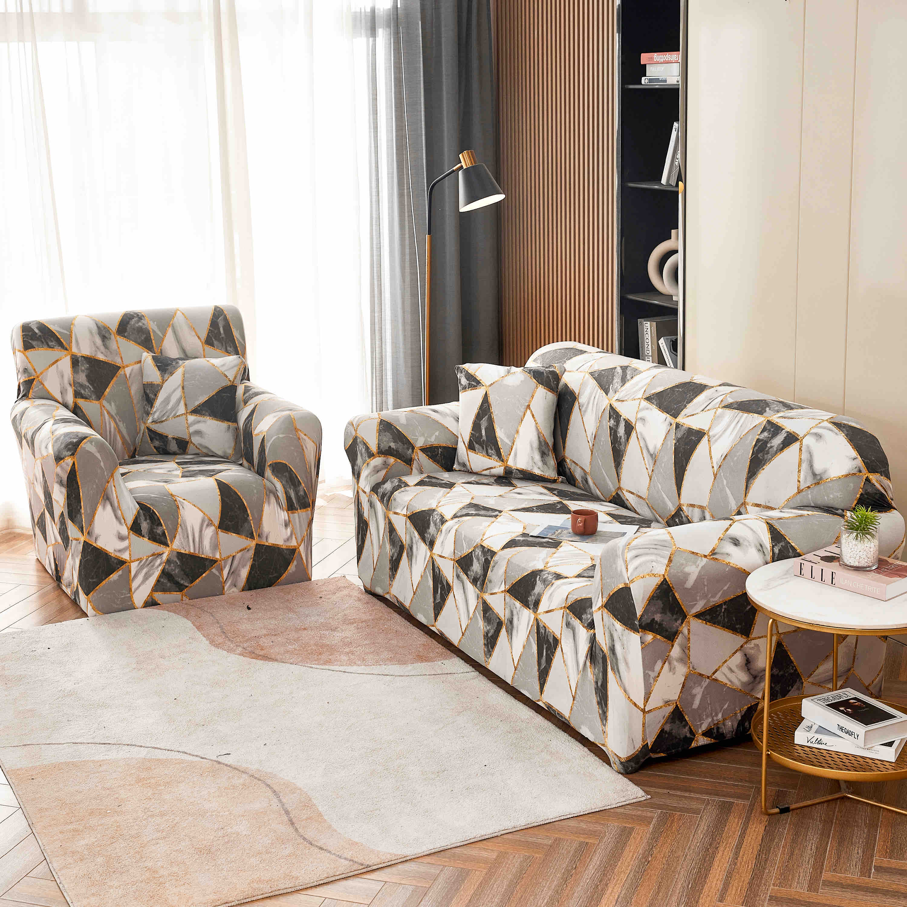 Husa elastica pentru canapele - 3 Locuri (180 - 230 cm) - Diferite modele