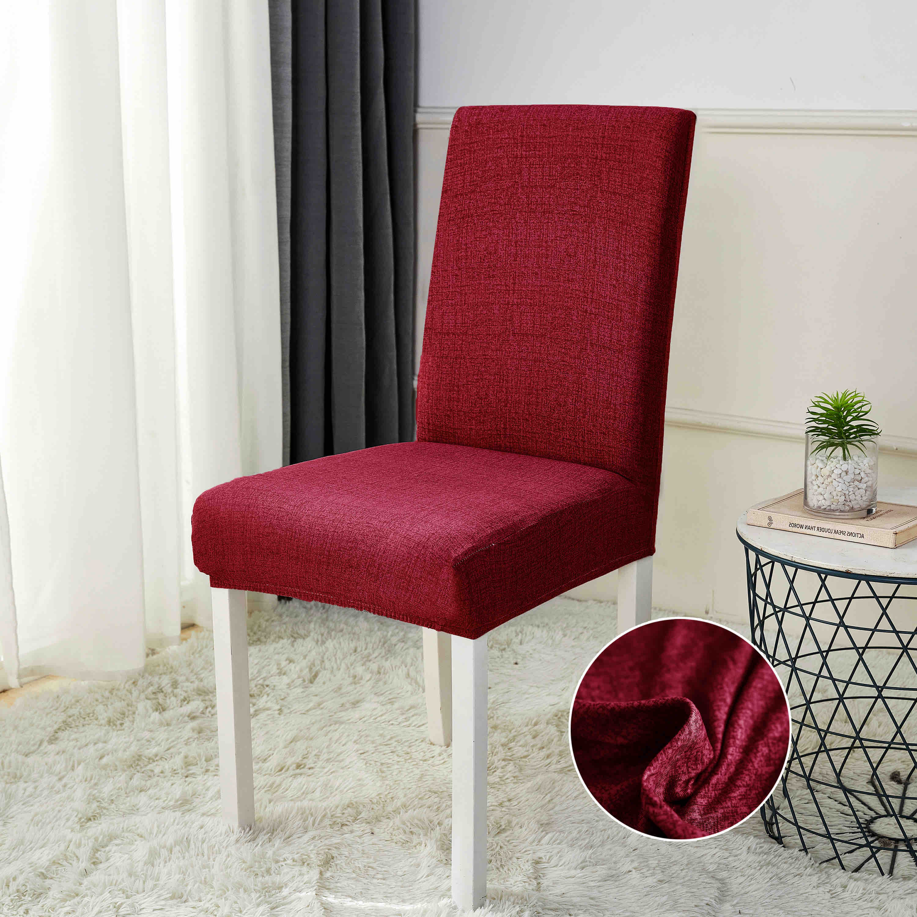 Set 6 Huse Scaun JoJo - Elastice, Mărime Universală, Diferite Modele