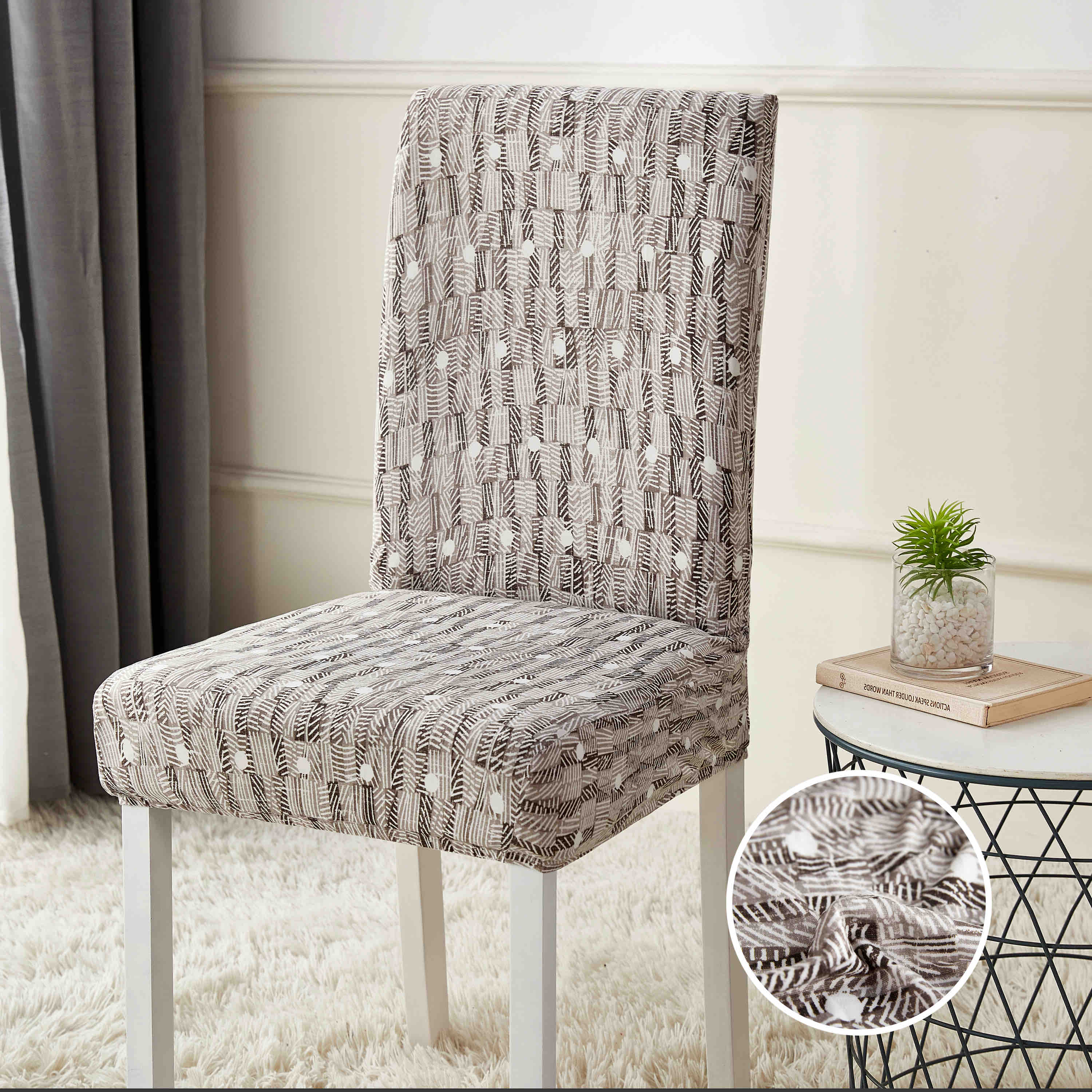 Set 6 Huse Scaun JoJo - Elastice, Mărime Universală, Diferite Modele