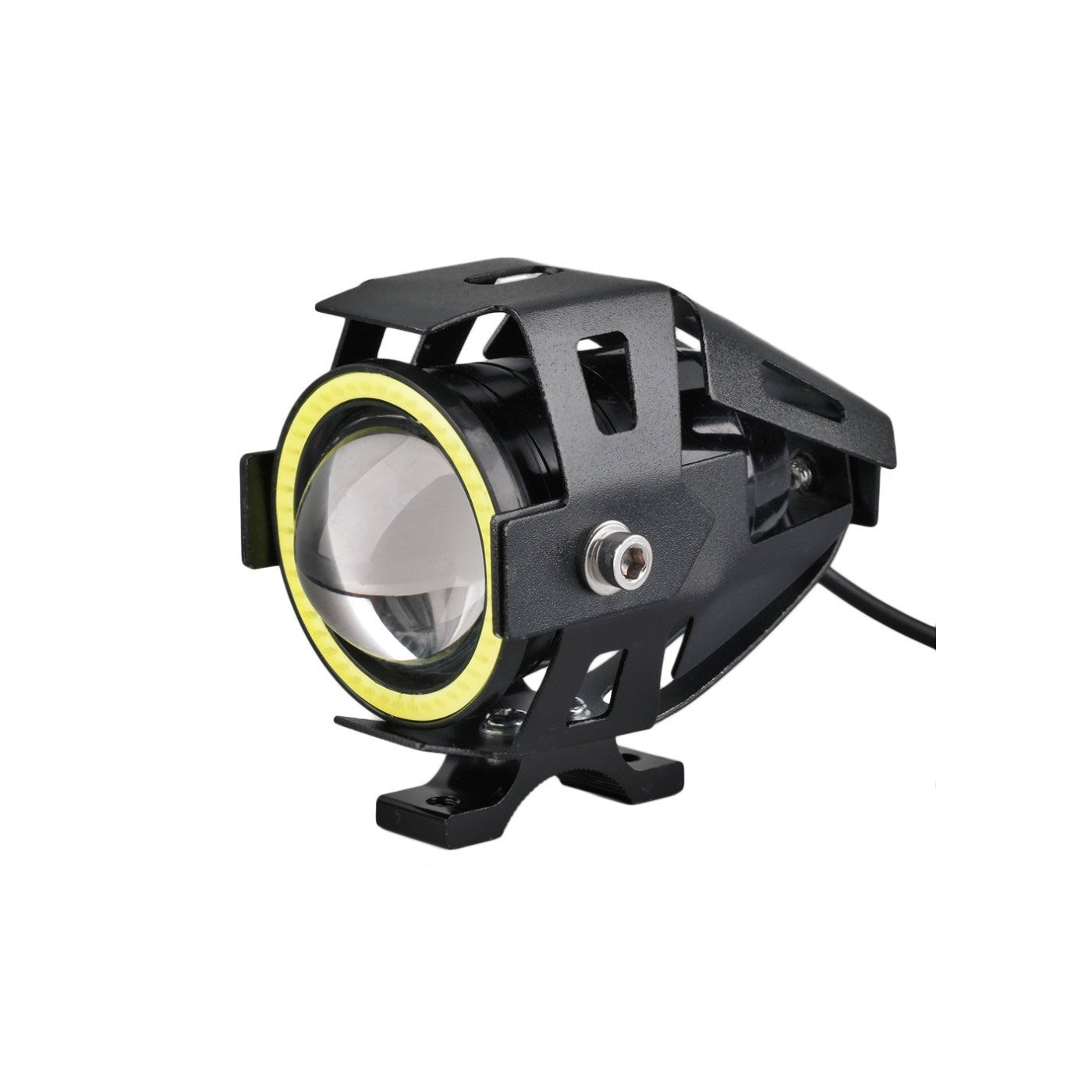Proiector LED cu Lupa, Angel Eye ALB si Devil Eye RED, alimentare 12V, pentru Off-Road, ATV, SSV, UTV-11