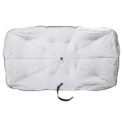 Parasolar Auto tip umbrela pentru parbriz, dimensiune 78 x 130 cm, culoare neagra-2