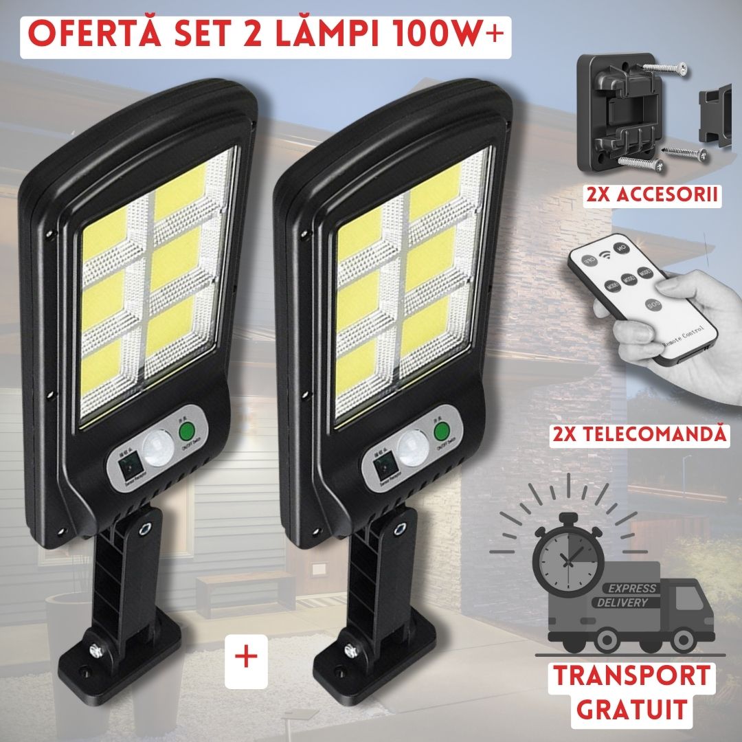 Set Lămpi Compact PRO 100W+