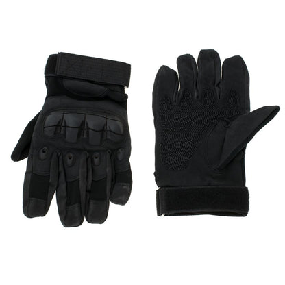 Manusi Tactice cu elemente de protectie, marime XL, cu destinatie Moto, ATV, SSV, QUAD, culoare Neagra-3