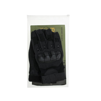 Manusi Tactice cu elemente de protectie, marime XL, cu destinatie Moto, ATV, SSV, QUAD, culoare Neagra-8
