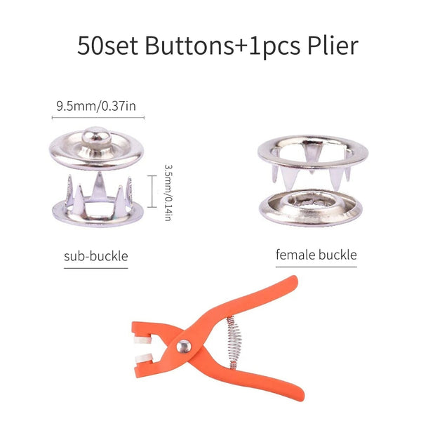 Cleste pentru capse - cu 25 de capse incluse