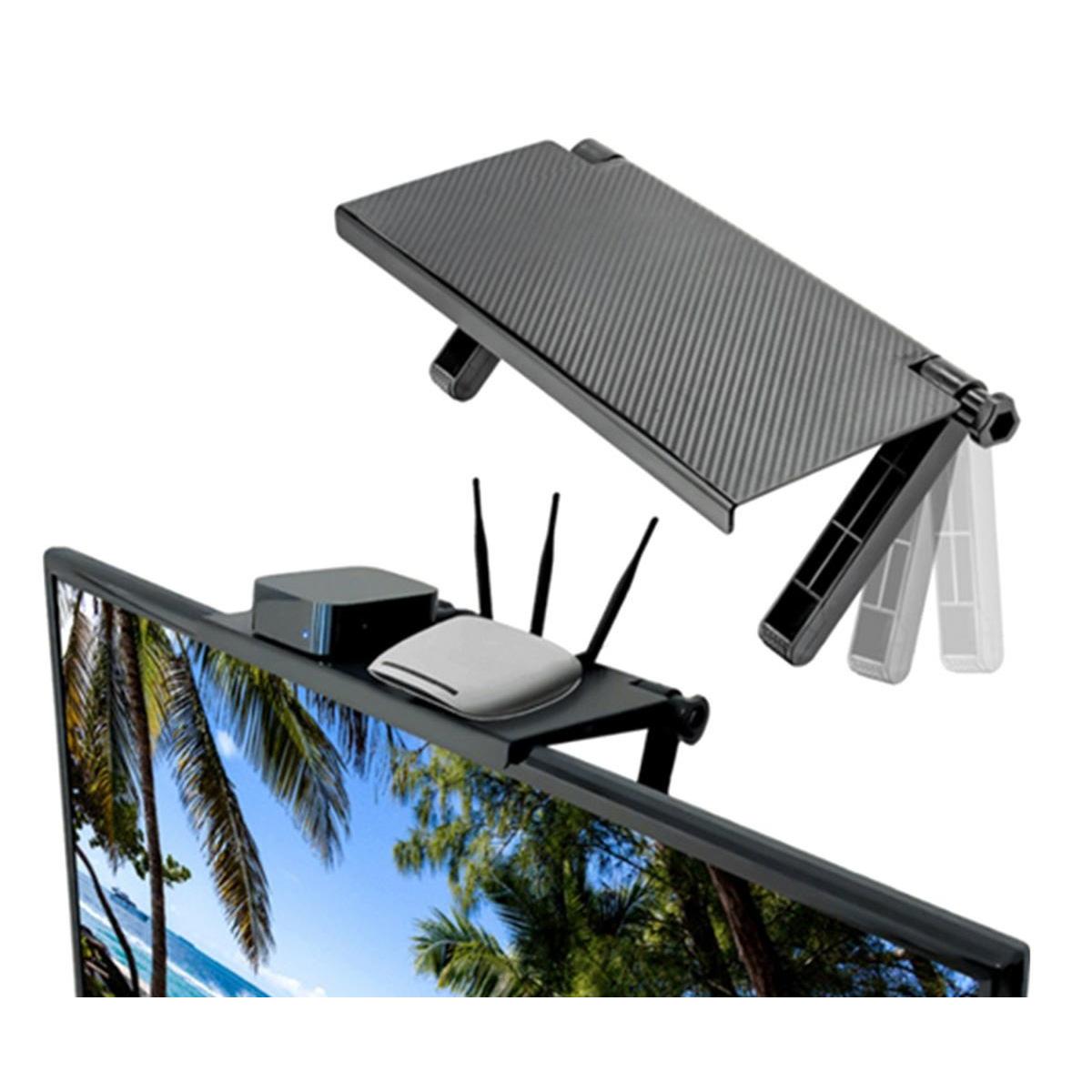 Etajera TV / Monitor din ABS, reglabila, dimensiune 33 x 16.5 cm-0