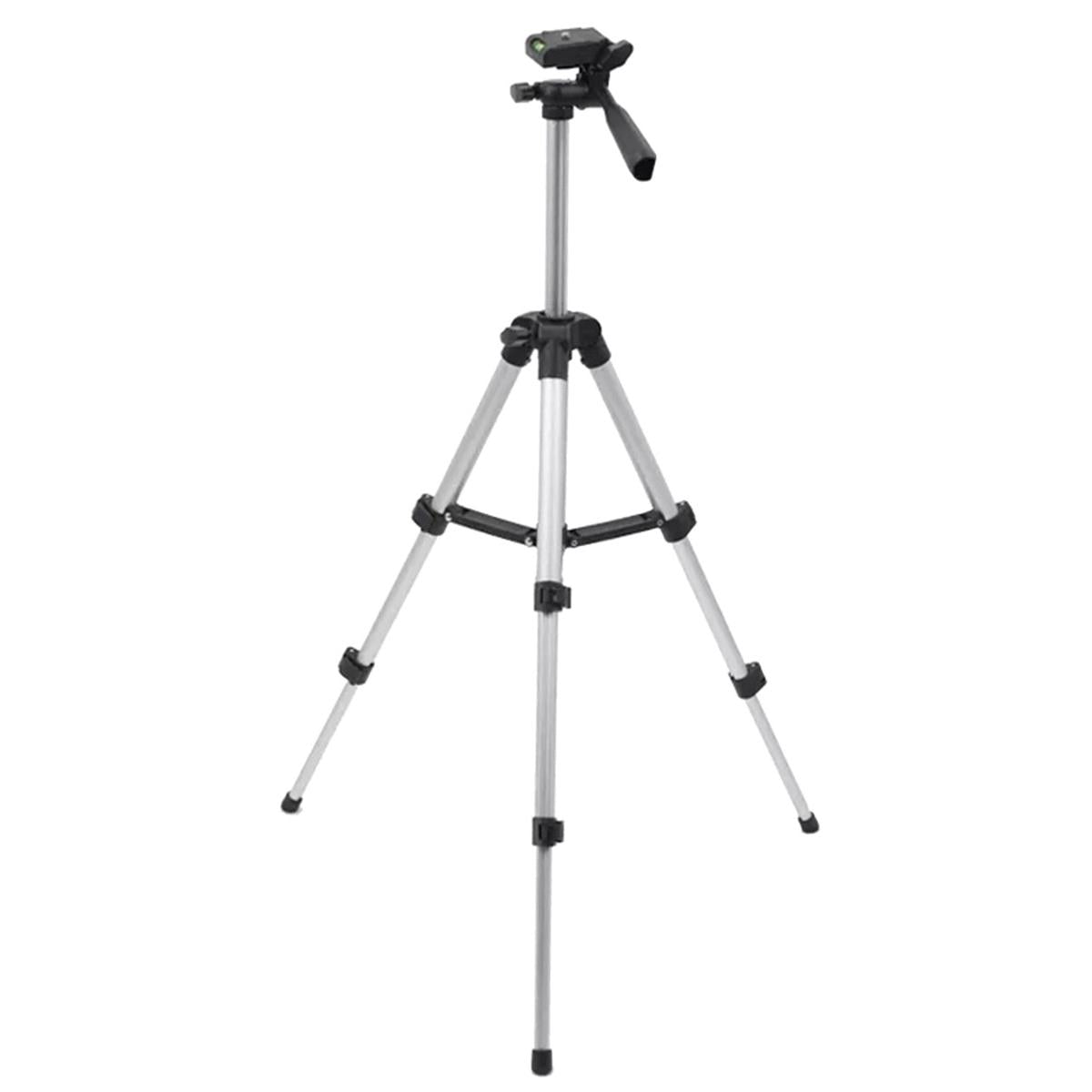 Trepied fotografic din aluminiu, compact, cu suport mobil 3D + Telecomanda Bluetooth-2