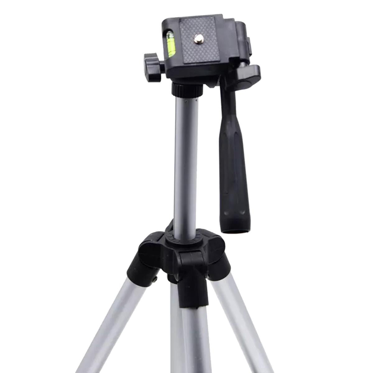 Trepied fotografic din aluminiu, compact, cu suport mobil 3D + Telecomanda Bluetooth-4