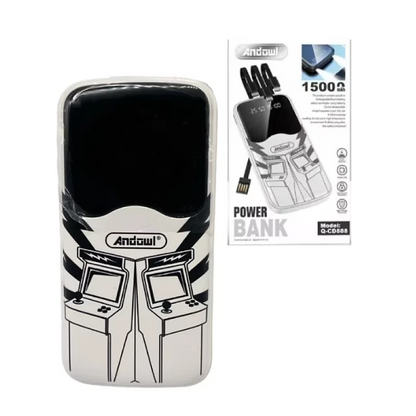 Baterie externa Andowl CD888 capacitate 15000mAh 4 in 1