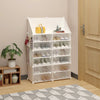 Raft Organizator pentru Încălțăminte cu Uși Anti-Praf si Poliță Superioară 80x120 cm