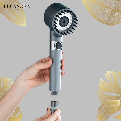 Oferta Specială 4în1: Încălzitor de Ceară, Trusă de Manichiură cu 16 Piese, Perie de Silicon Exfoliantă pentru Duș și Sistem de Duș Spa