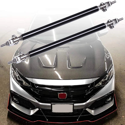 Set 2 Tije din Aluminiu reglabile pentru Consolidare Spoiler, lungime 15cm, IMITATIE CARBON-1