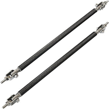 Set 2 Tije din Aluminiu reglabile pentru Consolidare Spoiler, lungime 10cm, IMITATIE CARBON-5