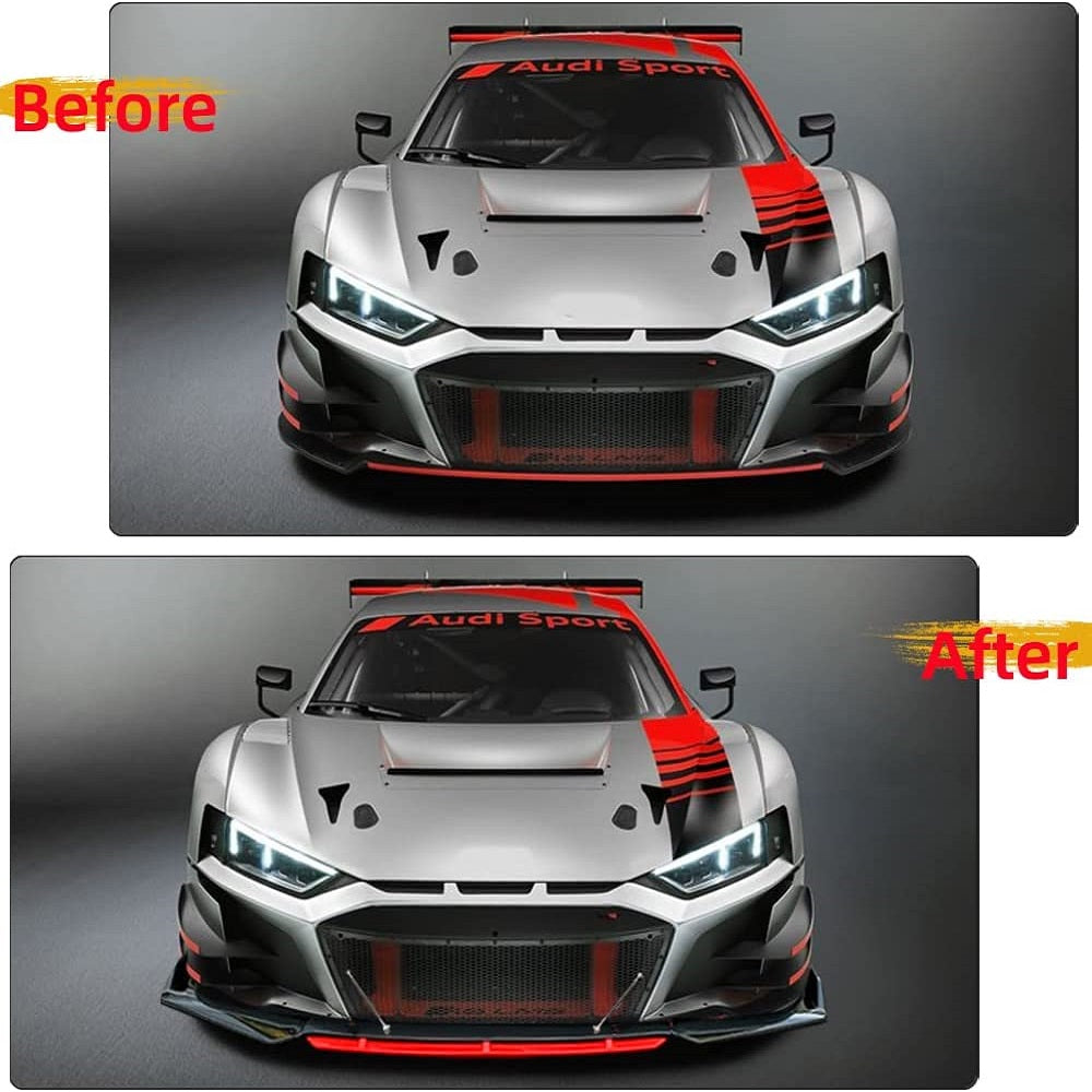 Set 2 Tije din Aluminiu reglabile pentru Consolidare Spoiler, lungime 15cm, IMITATIE CARBON-4