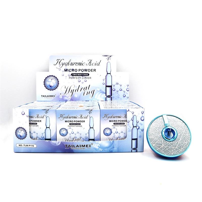 Pudra Compactă și Fond de Ten Cremos Tailaimei Two-Way Cake cu Acid Hialuronic