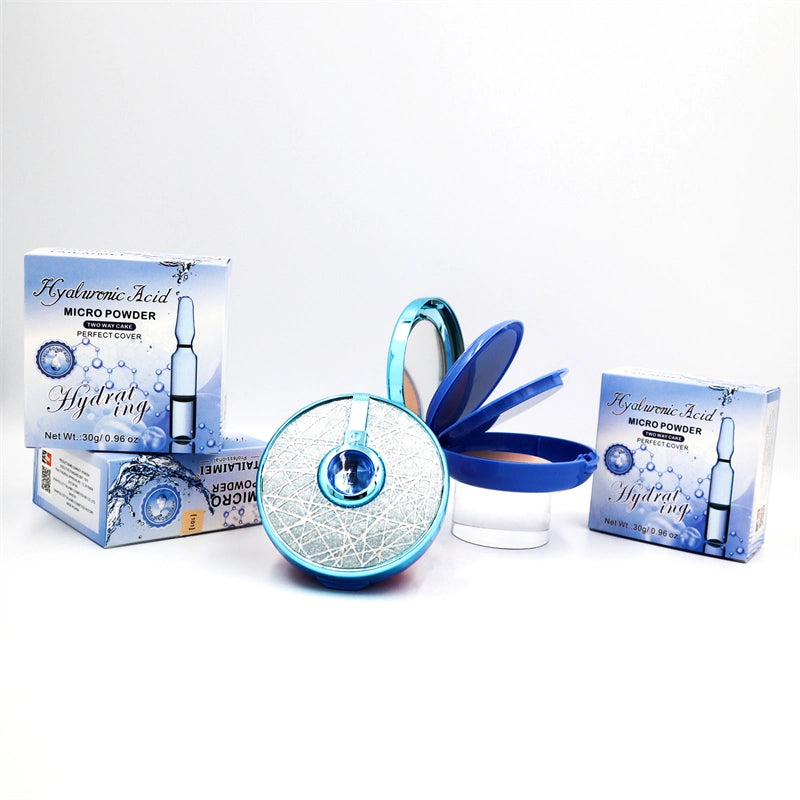 Pudra Compactă și Fond de Ten Cremos Tailaimei Two-Way Cake cu Acid Hialuronic