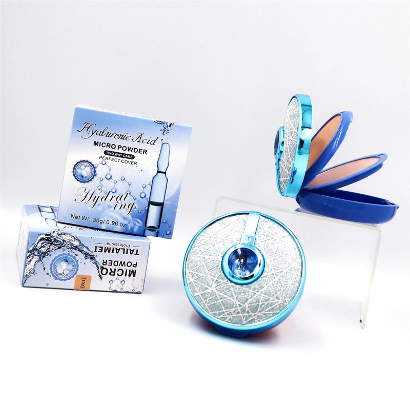 Pudra Compactă și Fond de Ten Cremos Tailaimei Two-Way Cake cu Acid Hialuronic