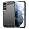 Husă Techsuit Carbon Silicone pentru Samsung Galaxy S22 – Negru