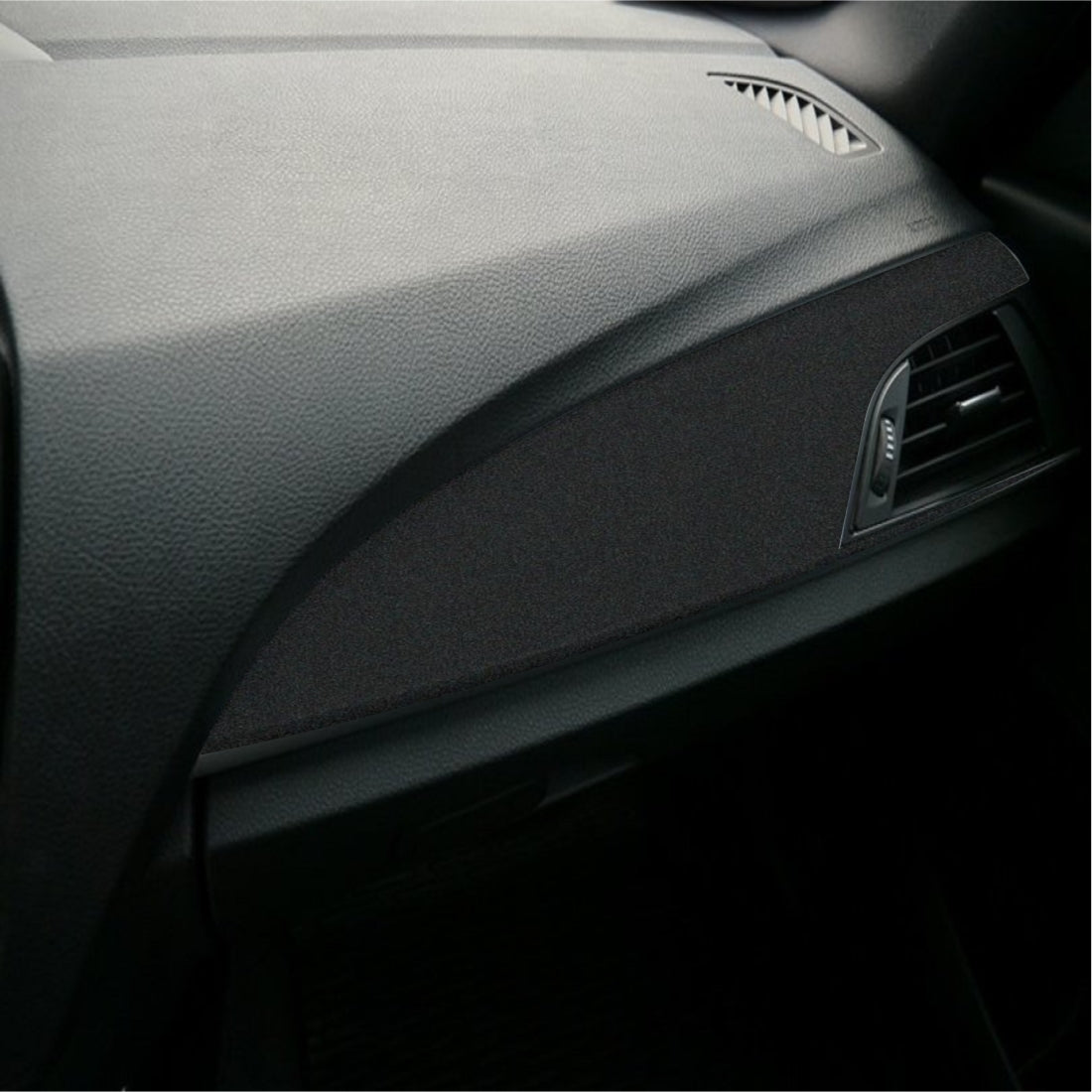 Folie Auto Colantare Trimuri, Model Catifea Negru, 100 x 45cm-0