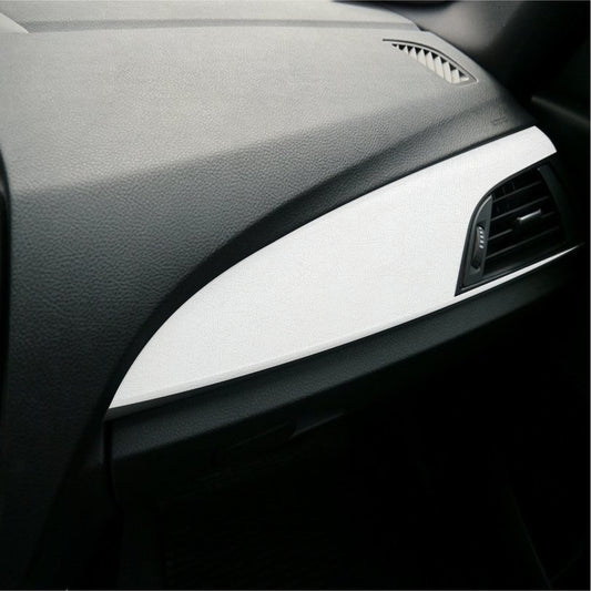 Folie Auto Colantare Trimuri, Model Piele Alba, 100 x 45cm-0