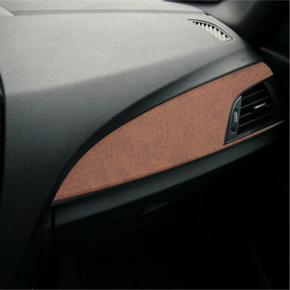 Folie Auto Colantare Trimuri, Model Piele Maro, 100 x 45cm-0