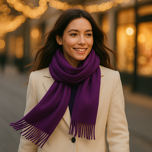 Esarfa din casmir, 190x65 cm