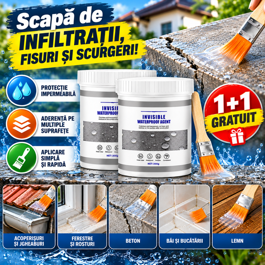 💧 OFERTĂ 1+1 GRATUIT – Adeziv Universal pentru Etanșare și Impermeabilizare, Transparent, 100g