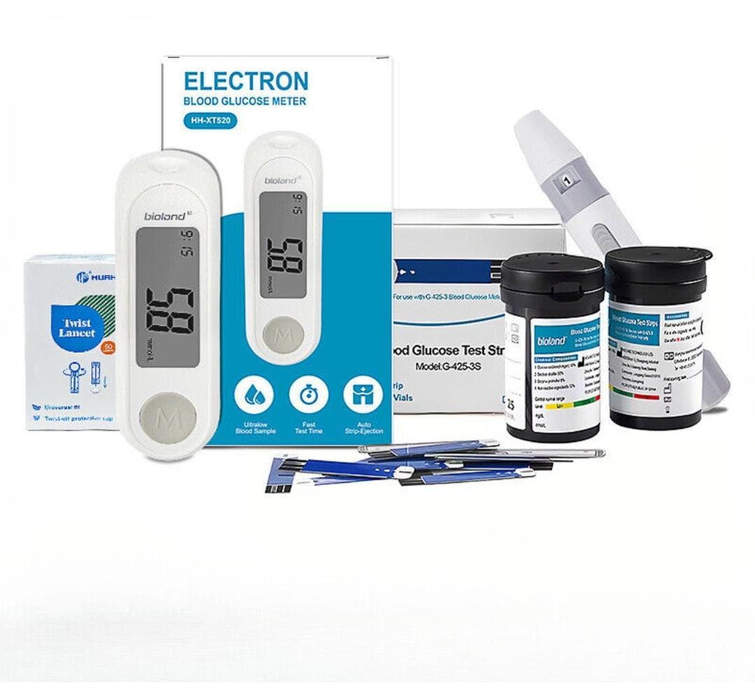 Glucometru Electron HH-XT520 cu 50 de lancete și 50 de testere