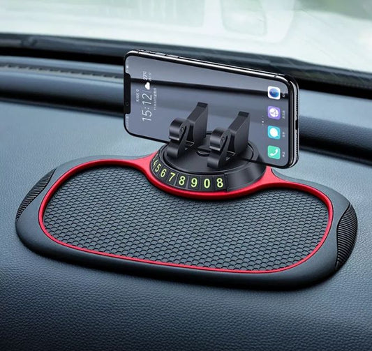 Covoras anti alunecare pentru bord 3in1: suport telefon, suport chei, numar telefon personalizabil