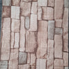 Tapet 3D autoadeziv caramida maro deschis, 77 x 70 cm, spuma moale