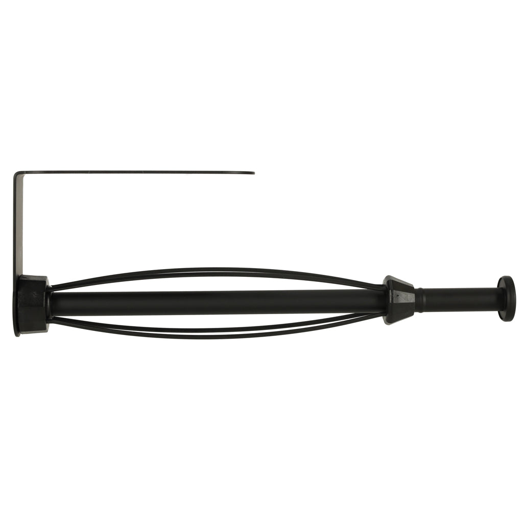 Suport rola prosop de bucatarie, culoare neagra-3